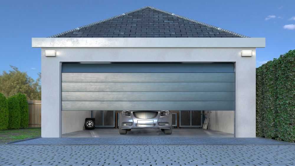 porte de garage en aluminium